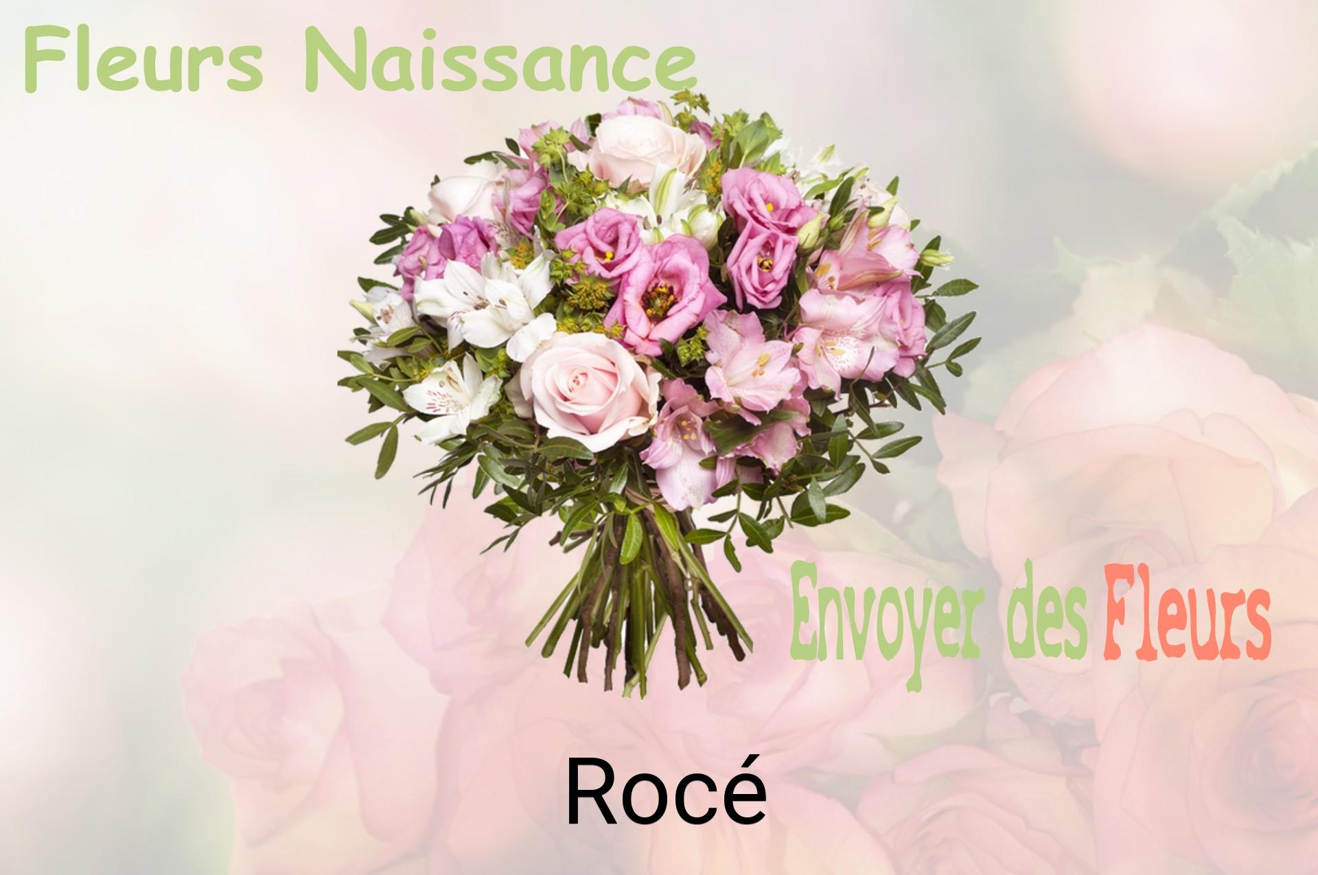 Bouquet de fleurs de naissance livré à Rocé